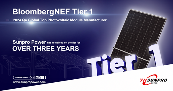 Perseverance, SUNPRO POWER has been ranked among Tier 1 for three consecutive years